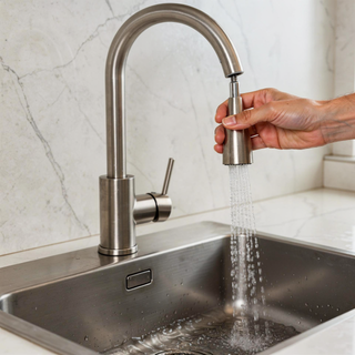 شیر سینک ظرفشویی شاور دار برند سیتی مارکت اصلی 7619