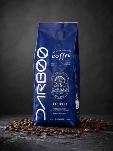 دانه قهوه 30% عربیکا 70% روبوستا BONO داربو - 1000 گرم