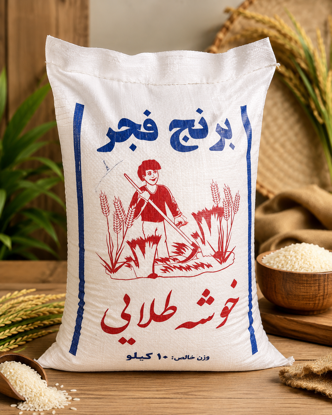 برنج فجر درجه یک خوشه طلایی (ده کیلویی)