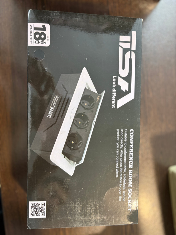 پریز توکار سه سوکت برند TISA