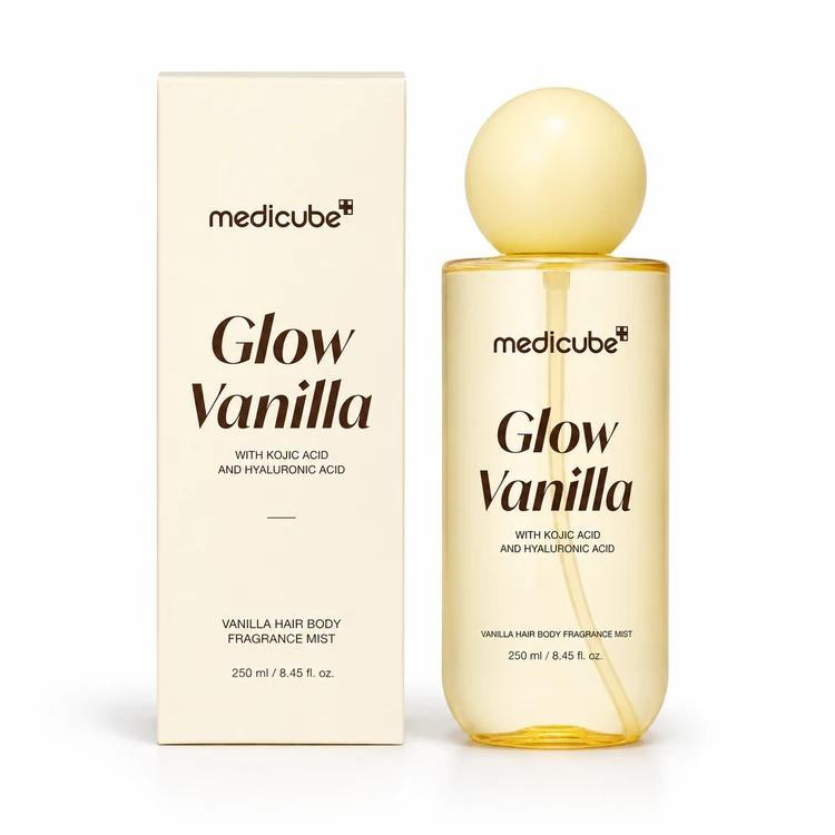 بادی میست مدیکیوب مدل Glow مناسب انواع پوست حجم 250 میلیلیتر